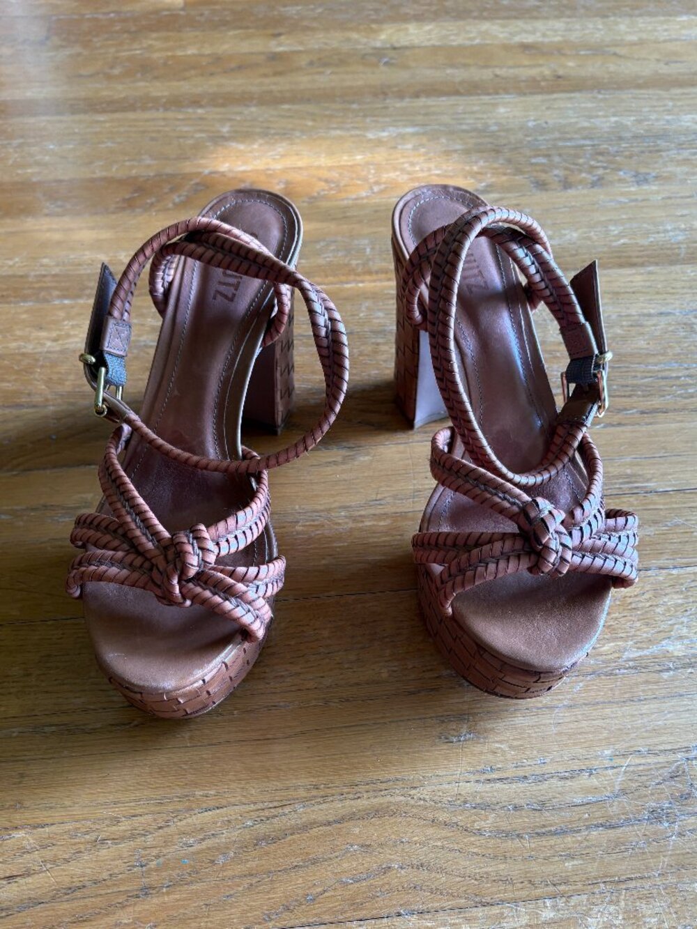 Schutz // Khari Platform Ankle-Strap Sandals - Picture 6 of 6